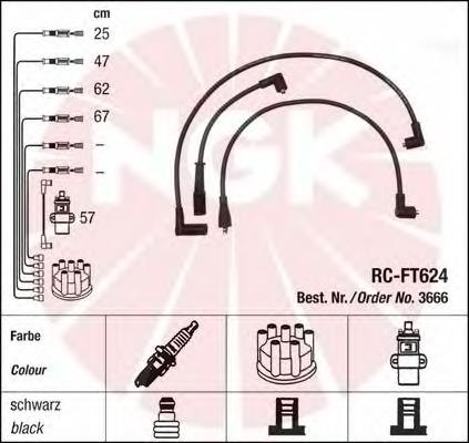  Fios de alta voltagem, kit Lancia Delta I hatchback (831AB0) (1982 - 1993) I