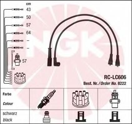 Fios de alta voltagem, kit 83390 FAE