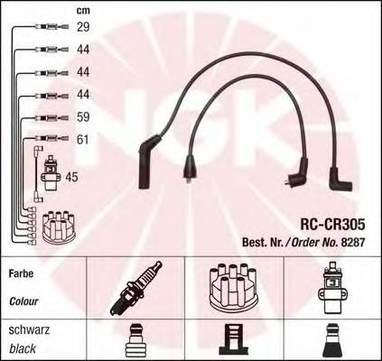 IC909 Japan Parts Fios de alta voltagem, kit