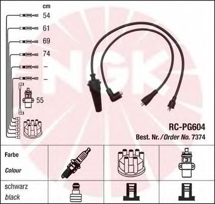 Compre 7374 NGK Fios de alta voltagem, kit