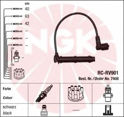 346130 VALEO Fios de alta voltagem, kit