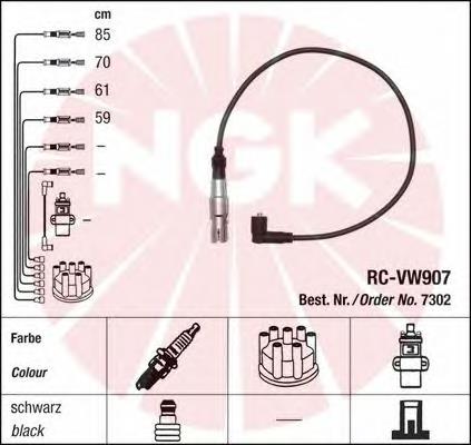 Fios de alta voltagem, kit FAE 85681