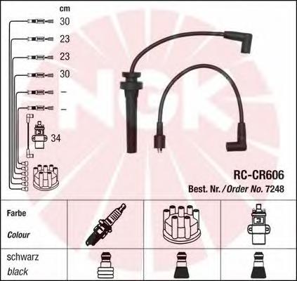 Fios de alta voltagem, kit Chrysler 04773841AB