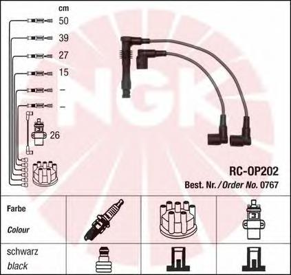 Compre 769 NGK Fios de alta voltagem, kit