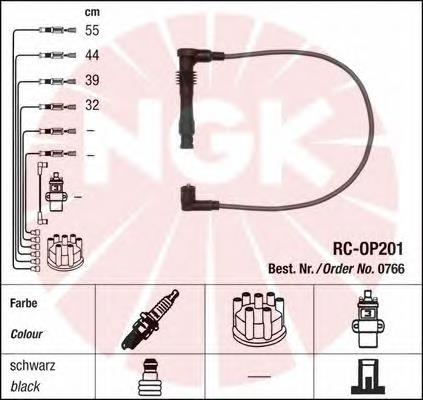 Compre 766 NGK Fios de alta voltagem, kit