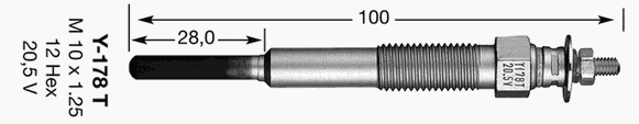 Vela de incandescência NGK 3030 preço, a partir de 14,26 USD