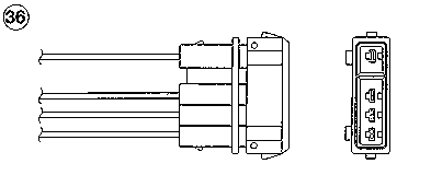 Sonda lambda, sensor de oxigênio depois de catalisador 58906265C VAG