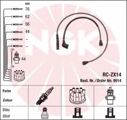Fios de alta voltagem, kit NGK 9914 preço, a partir de 36,30 USD
