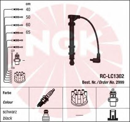 Fios de alta voltagem, kit NGK 2999 preço, a partir de 43,65 USD