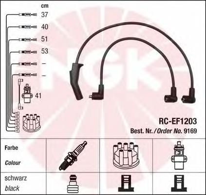 Fios de alta voltagem, kit NGK 9169 preço, a partir de 56,55 USD