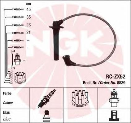 Fios de alta voltagem, kit NGK 8839 preço, a partir de 57,25 USD