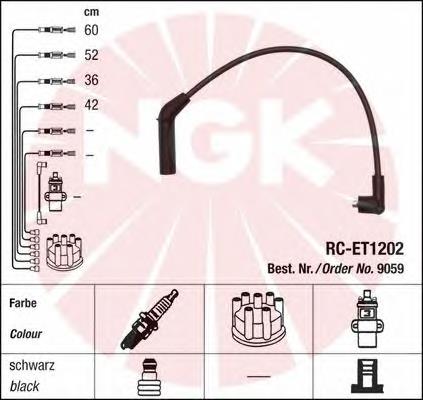 Fios de alta voltagem, kit NGK 9059 preço, a partir de 39,27 USD