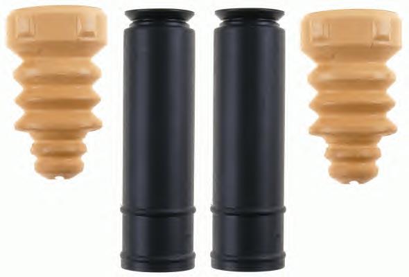 Pára-choque (grade de proteção) de amortecedor traseiro + bota de proteção 79752 Asam