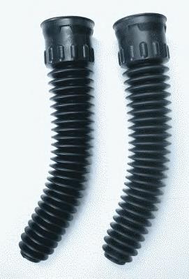 Pára-choque (grade de proteção) de amortecedor dianteiro + bota de proteção 7700780890 Renault (RVI)