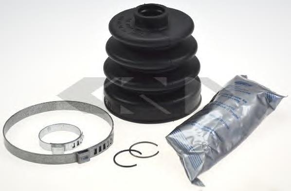 25524 GKN-Spidan Bota de proteção externa de junta homocinética do semieixo dianteiro
