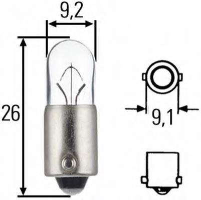 Lâmpada HELLA 8GP002067123 preço, a partir de 1,56 USD