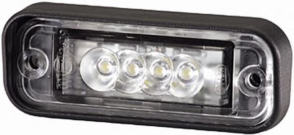 Lanterna da luz de fundo de matrícula traseira 2KA010278311 HELLA