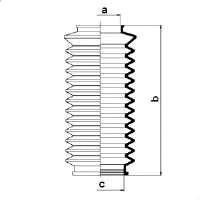 Bota de proteção do mecanismo de direção (de cremalheira) GKN-Spidan 83947 preço, a partir de 11,09 USD