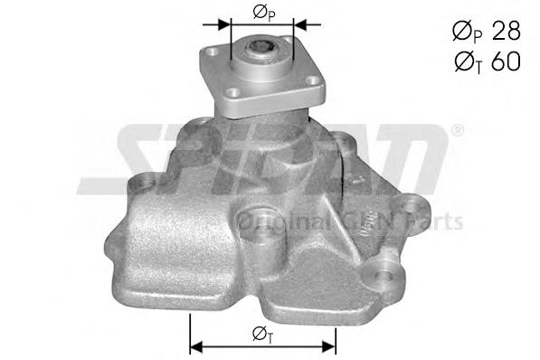 Bomba de água (bomba) de esfriamento Ford 518123