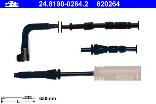 Sensor dianteiro de desgaste das sapatas do freio 001070 Road House