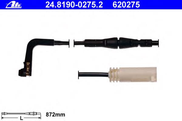 Sensor traseiro de desgaste das sapatas do freio Kamoka 105004 preço, a partir de 9,86 USD