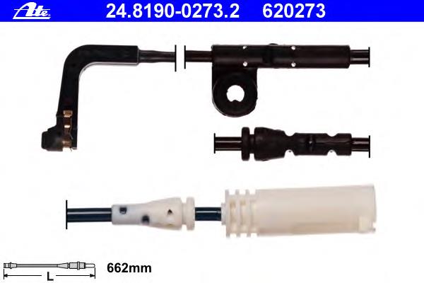 Sensor dianteiro de desgaste das sapatas do freio 001055 Road House