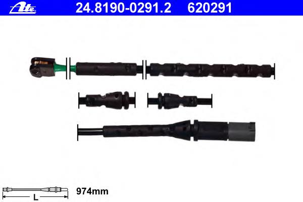 Sensor dianteiro de desgaste das sapatas do freio Road House 001115 preço, a partir de 18,13 USD