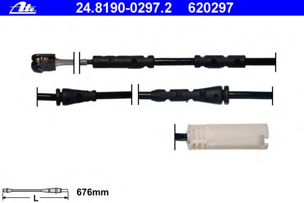 Sensor dianteiro de desgaste das sapatas do freio 001109 Road House