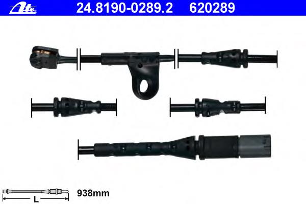 Compre 001135 Road House Sensor dianteiro de desgaste das sapatas do freio