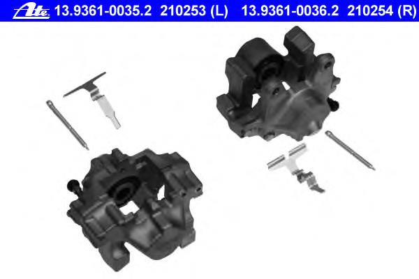 Suporte do freio traseiro direito Mercedes 1294200083