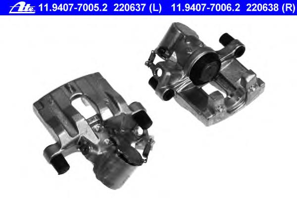 Suporte do freio traseiro esquerdo Land Rover YUE000140
