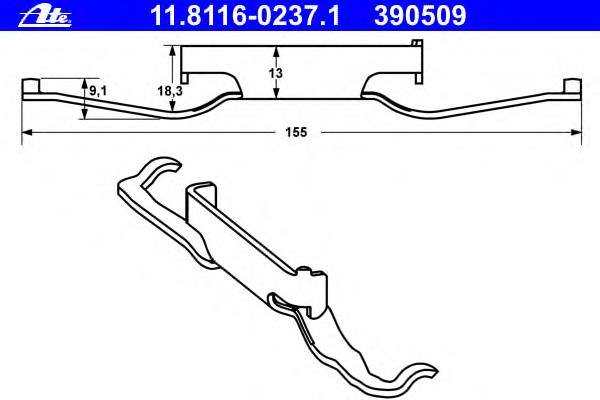 Compre 7D0615295 VAG Fechadura de mola de suporte