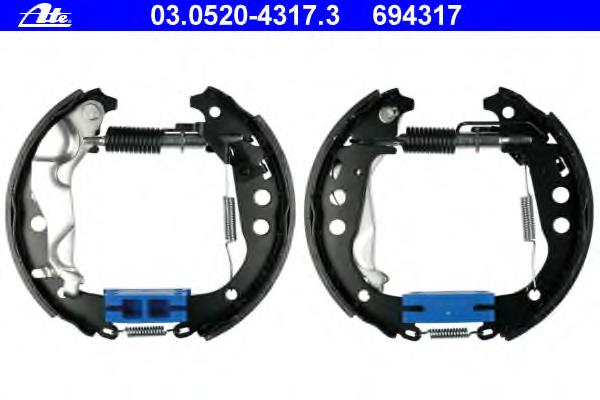 Sapatas do freio traseiras de tambor, montadas com cilindros, kit TRW GSK1911 preço, a partir de 131,95 USD