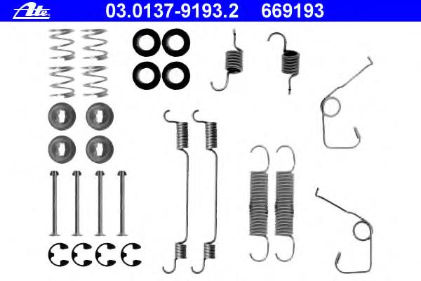 6579152 Ford Kit de reparação das sapatas do freio