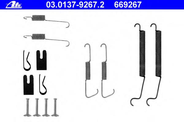 Compre 430863 Peugeot/Citroen Kit de reparação das sapatas do freio
