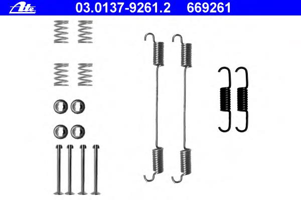 Kit de montagem das sapatas traseiras de tambor Fiat/Alfa/Lancia 77363512 preço, a partir de 8,68 USD