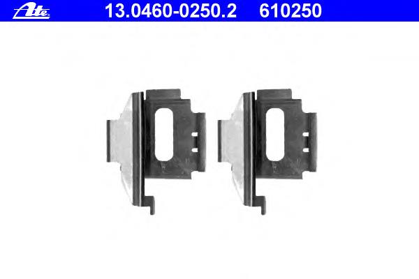 0004217091 Mercedes Kit de molas de fixação de sapatas de disco dianteiras