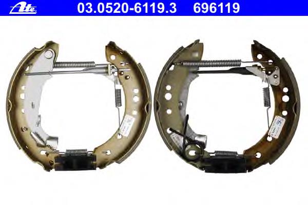 Compre K61079 Brembo Sapatas do freio traseiras de tambor