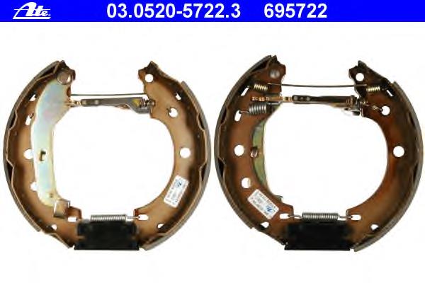 Sapatas do freio traseiras de tambor, montadas com cilindros, kit Renault (RVI) 8671016167 preço, a partir de 102,86 USD
