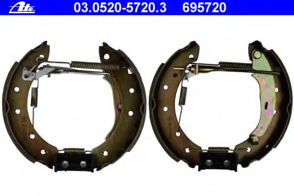 Sapatas do freio traseiras de tambor Renault (RVI) 6001547630 preço, a partir de 21,21 USD