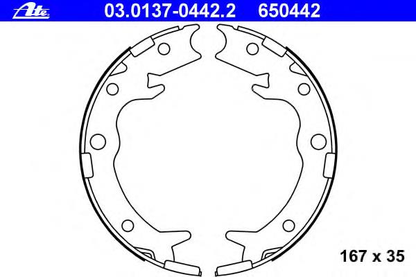 Sapatas do freio de estacionamento Honda 43053S47E50 preço, a partir de 24,81 USD