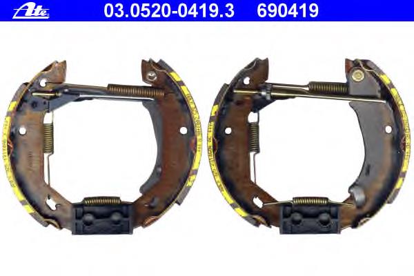 Compre FMK103 Ferodo Sapatas do freio traseiras de tambor