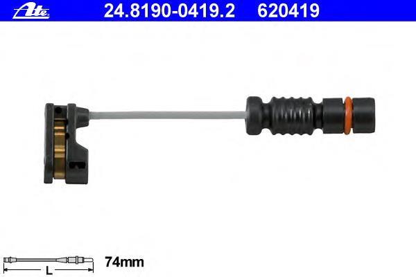 Compre 001059 Road House Sensor dianteiro de desgaste das sapatas do freio