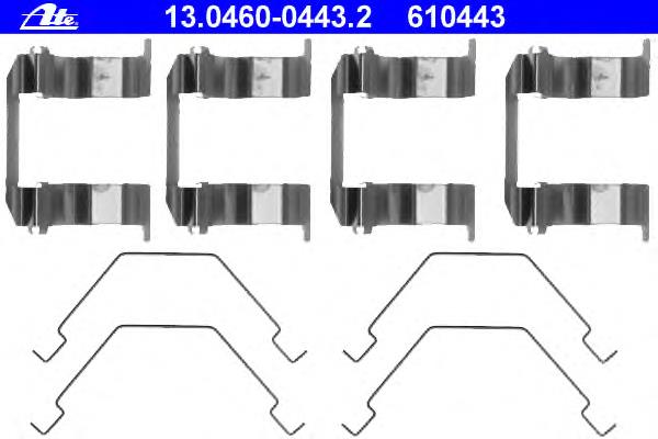 Compre 410843J426 Nissan/Infiniti Kit de molas de fixação de sapatas de disco dianteiras