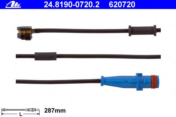 Sensor dianteiro de desgaste das sapatas do freio 001075 Road House