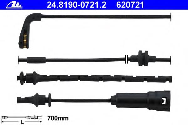 Sensor dianteiro de desgaste das sapatas do freio 001064 Road House