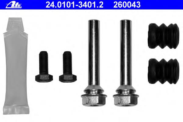 24010134012 ATE Kit de reparação de suporte do freio dianteiro