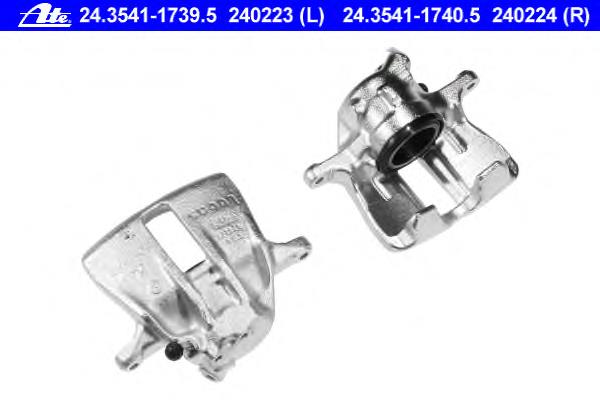 Suporte do freio dianteiro esquerdo 1H0615123BX VAG
