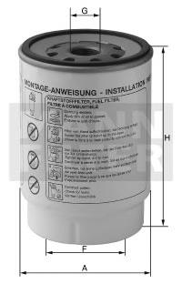 04504438 Deutz Filtro de combustível