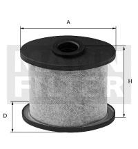 Filtro de ventilação de cárter Mann-Filter LC5001X preço, a partir de 63,44 USD